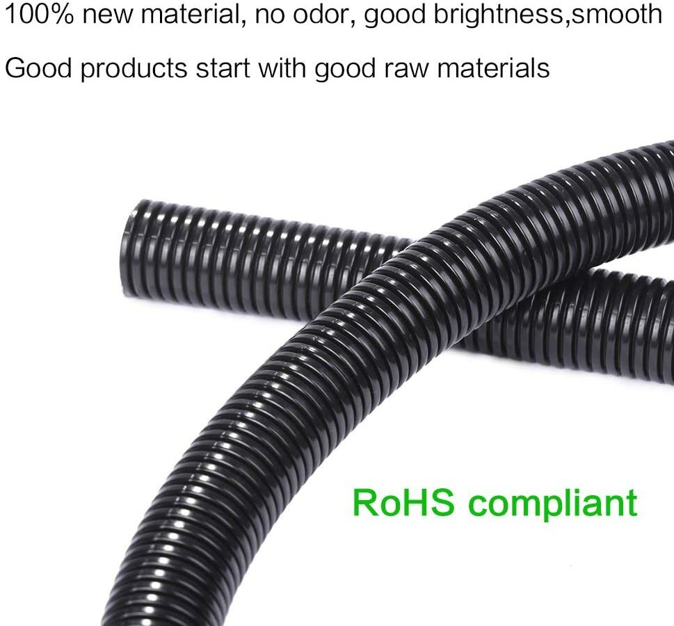 Split Cable Sleeves Wire Loom Automotive Harness Wrap Home Cable Management Lot