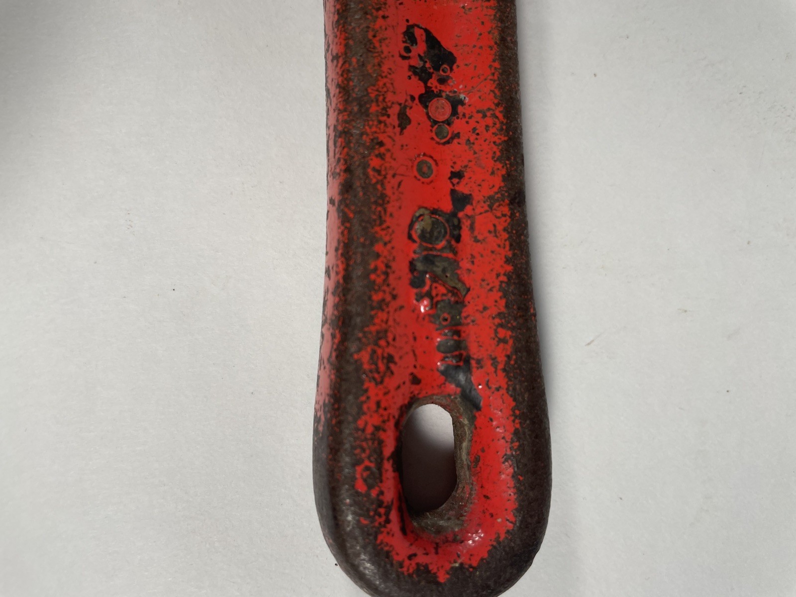 Two NYE Tool Heavy Duty Offset Pipe Wrenches, 14 and 6, vintage Steel Chicago