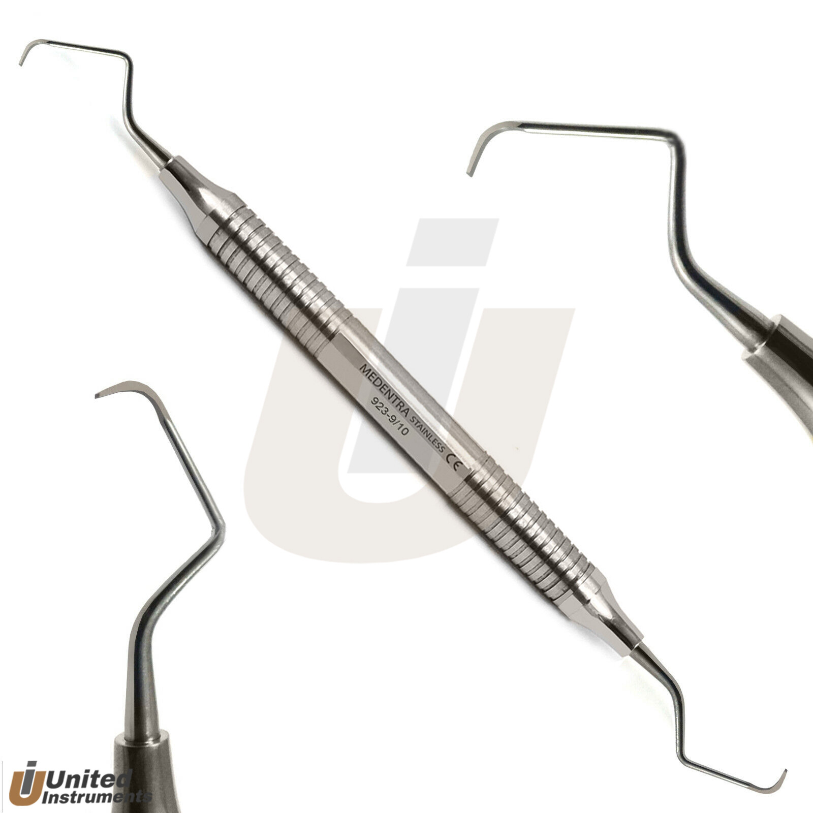 Set Of 7 Dental Gracey Curettes Perio Hollow Handle Surgical Hygiene Scalers New
