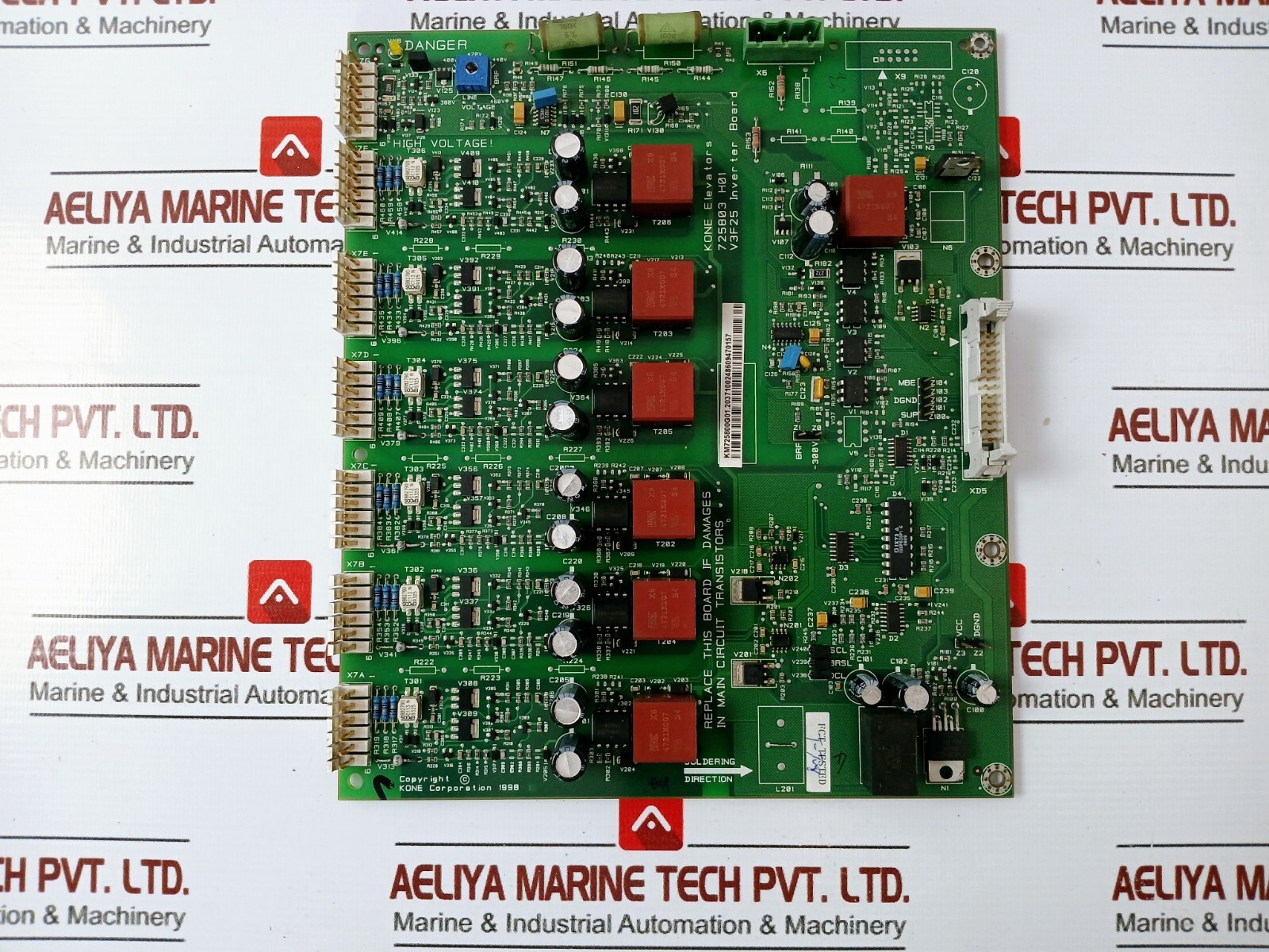 Kone KM725800G01 Inverter Board V3F25 725803 H01