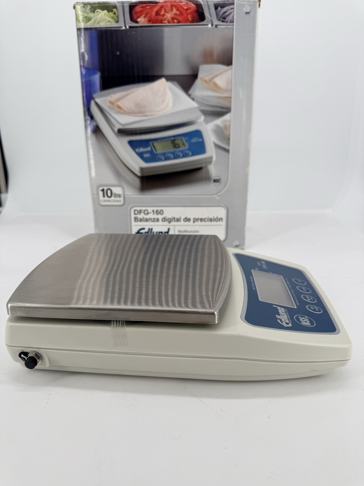 Edlund DFG-160 Digital Portion Control Scale 10 lb Silver New In The Box