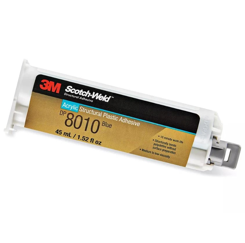 *1-Piece* 3M Scotch-Weld Acrylic Structural Plastic Adhesive 45mL Blue DP8010