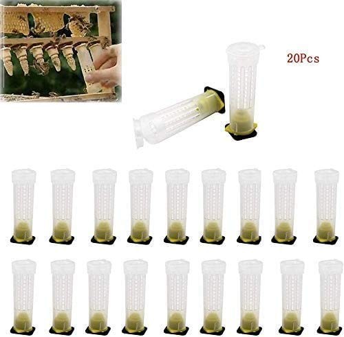 MIZORLIE Beekeeping Rearing Cup Kit – Queen Bee Roller Cage Beekeeping…
