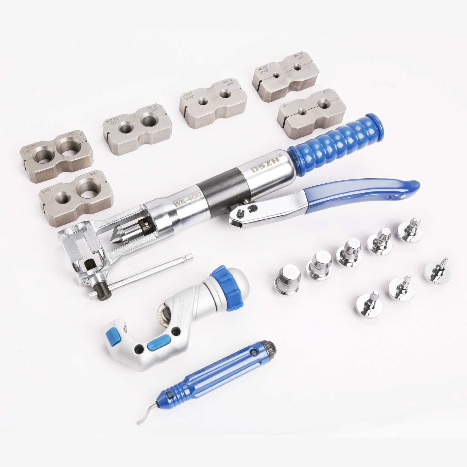 Hydraulic Pipe&Tube Expander Fuel Line Flaring Pipe Set Dilator Scraper Cutter