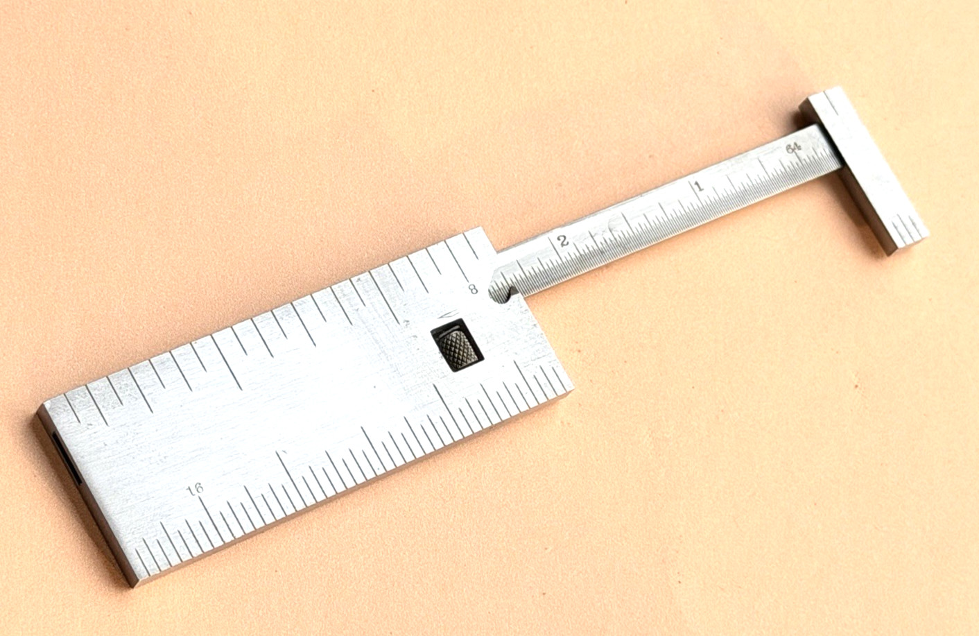 Rare Brown & Sharpe Mfg. Co. No.391 3-Inch Steel Pocket Caliper Rule. USA Made!
