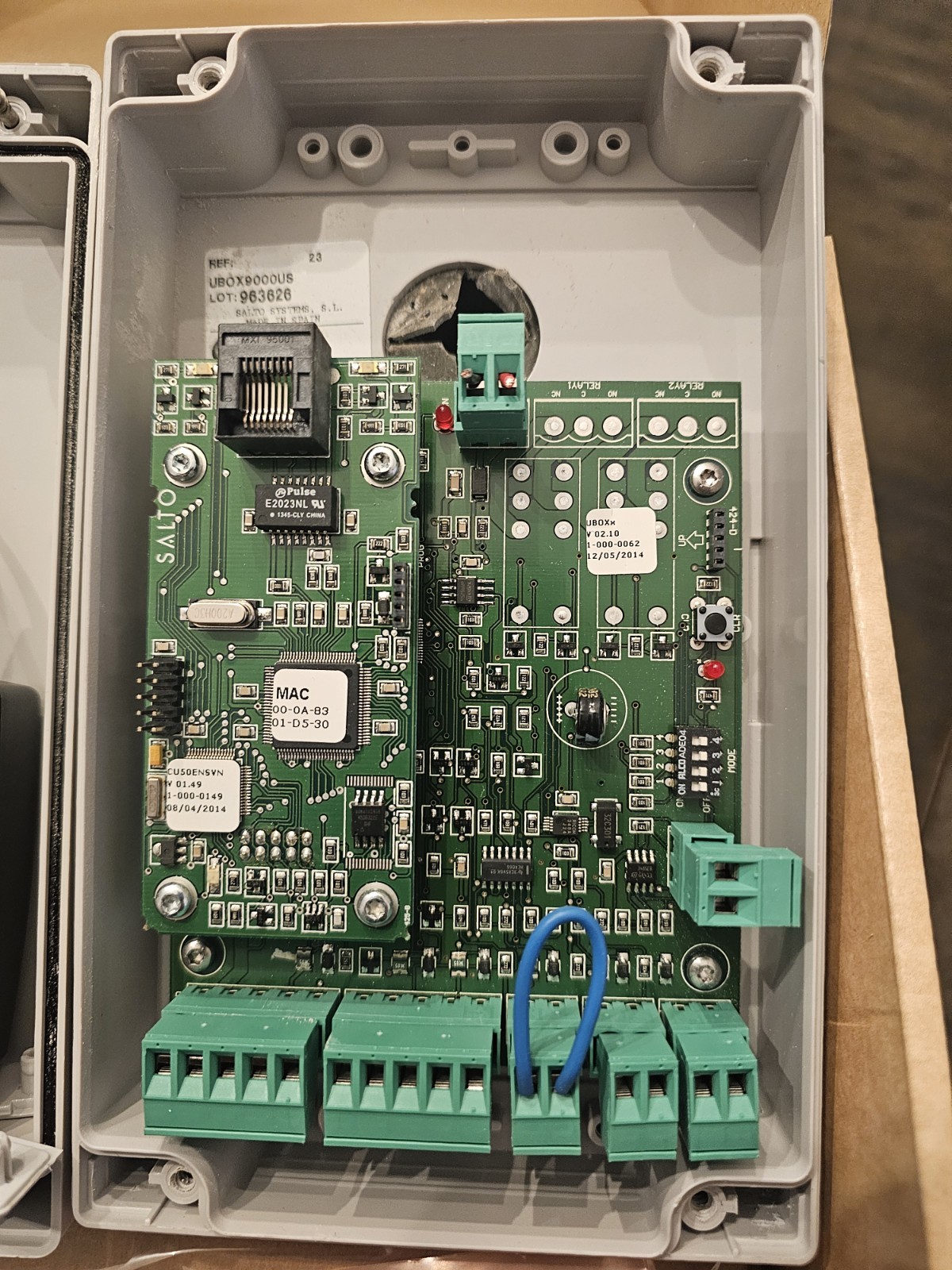 Salto UBOX9000US / CU50ENSVN “Hot-Spot” with WRM9000 reader