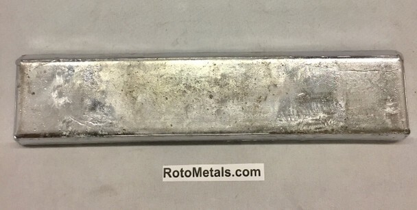 Foundry Type Alloy Ingots (64.5%-Lead, 23% Antimony, 12.5%-tin) – 5 Pound Ingot