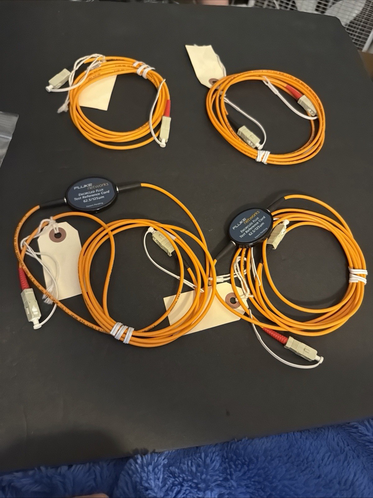 Fluke MRC-625EFC-SCLCKIT Flux Test Reference Cord Kit for Testing LC Fibers