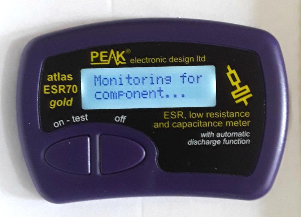 Peak ESR70 Gold Latest Version ESR PLUS Analyzer ESR 70 Resistance Meter Tester
