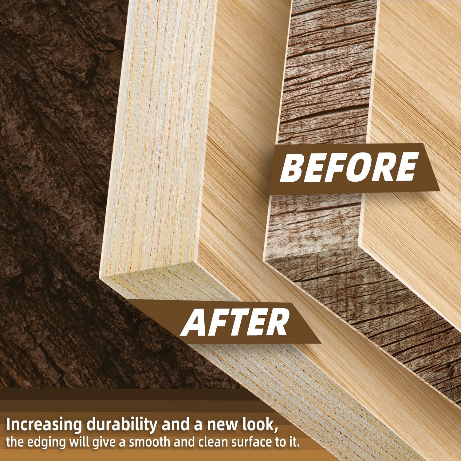 High-Quality 3/4″ x 25ft Oak Edge Banding – Versatile Solution for DIY Projects
