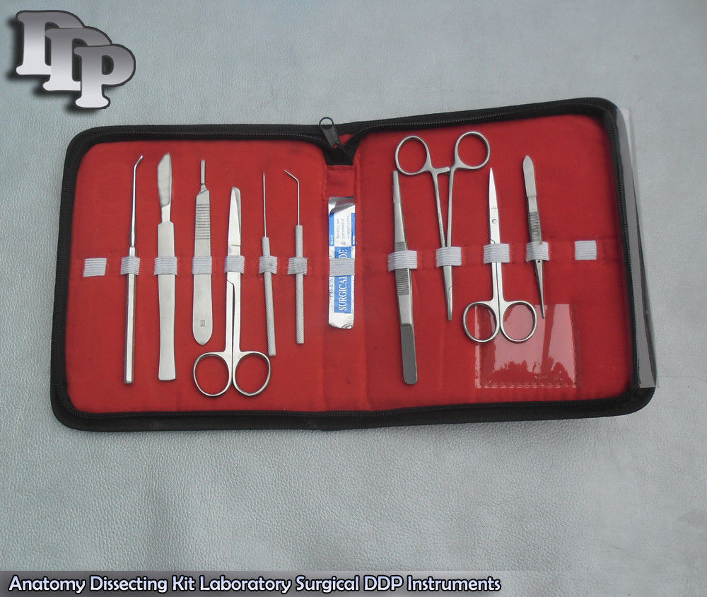Anatomy Dissecting Kit Laboratory Surgical DDP Instruments