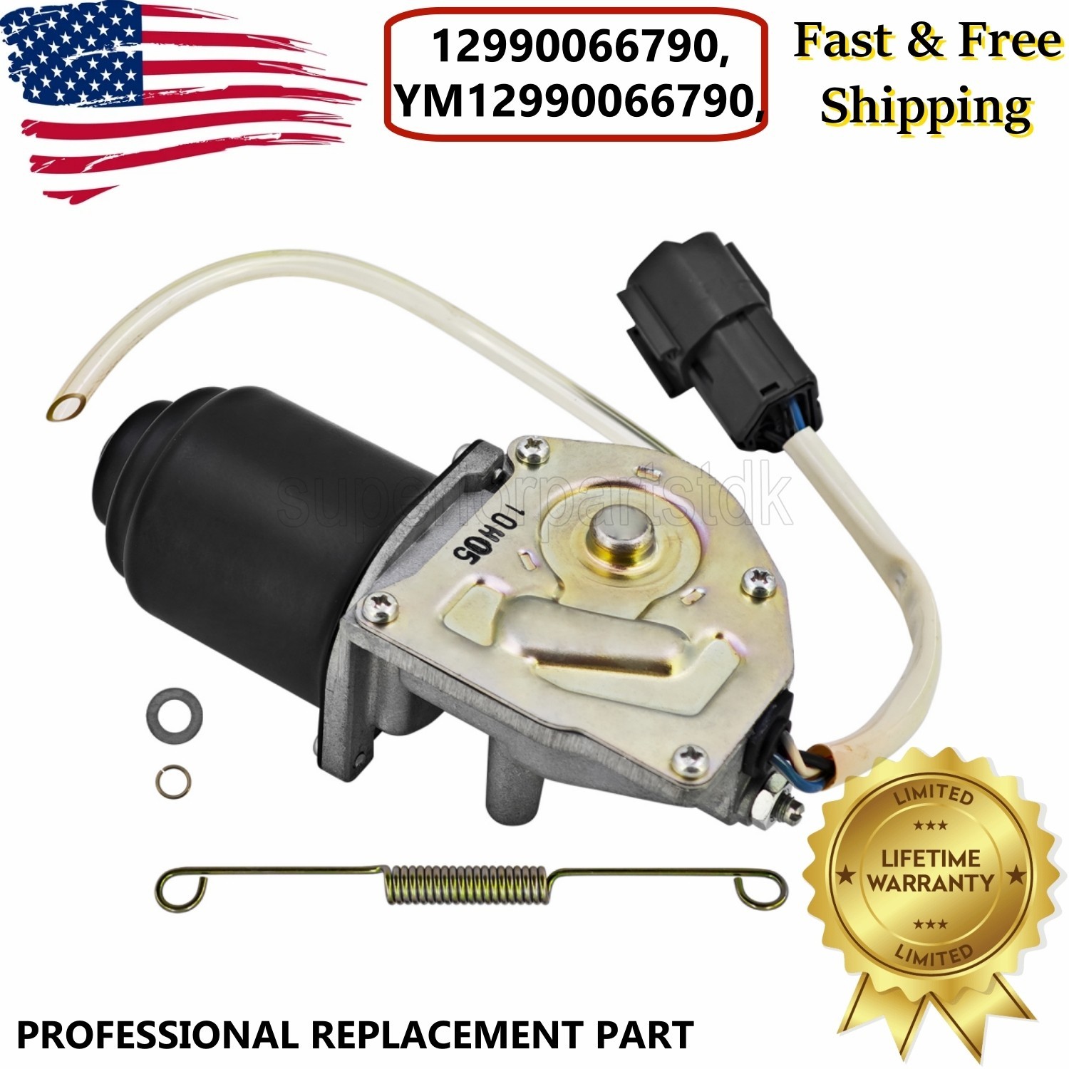 129900-66790 Stop Motor for Komatsu 4D98E-1 4D94E-1 SOLAR 55W-V Yanmar 4TNV94