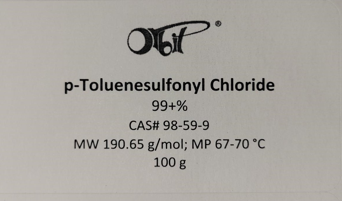 p-Toluenesulfonyl Chloride (100 g) 99+% [CAS# 98-59-9] Tosyl Chloride p-TsCl