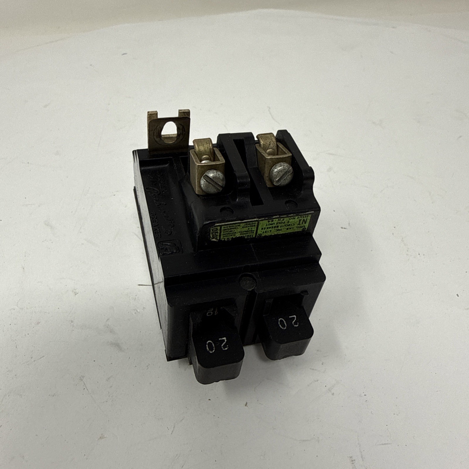 Bulldog Electric Pushmatic 2x 1 Pole | 20 Amp | 120 Volt | Circuit Breaker