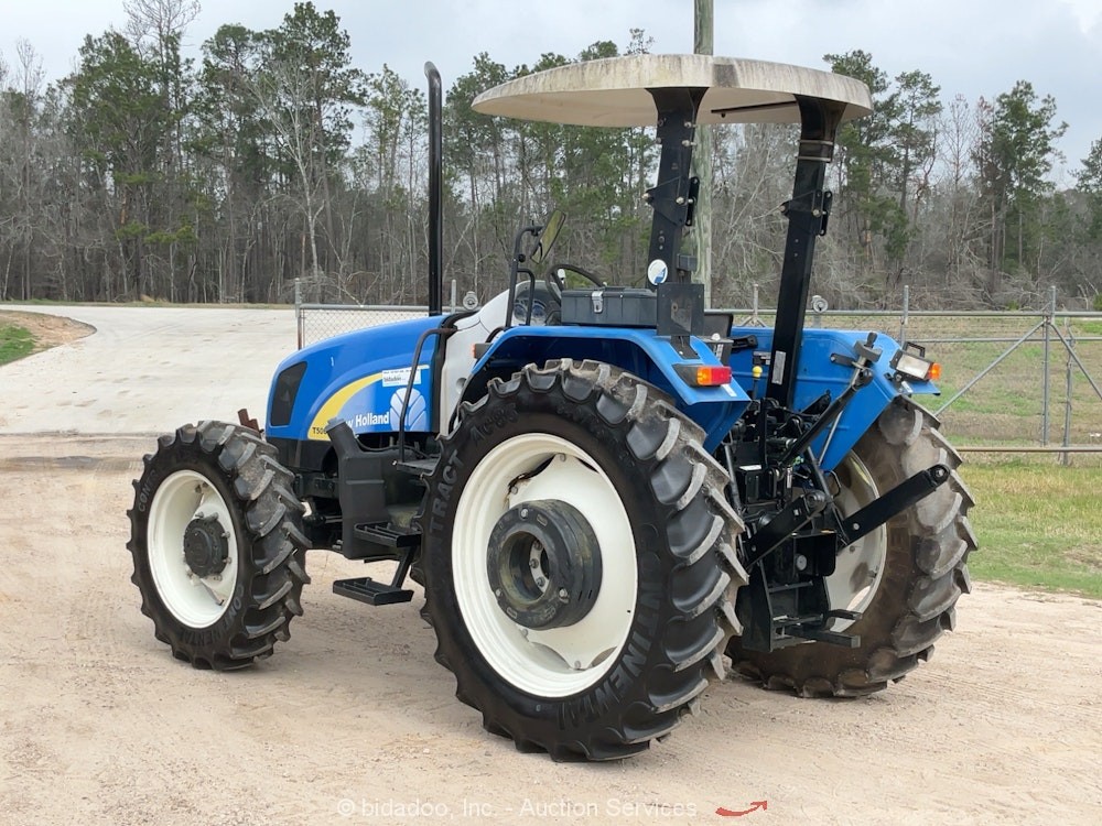 2013 New Holland TD5060 4WD Diesel Tractor Utility Ag Farm 105hp PTO 3PT bidadoo