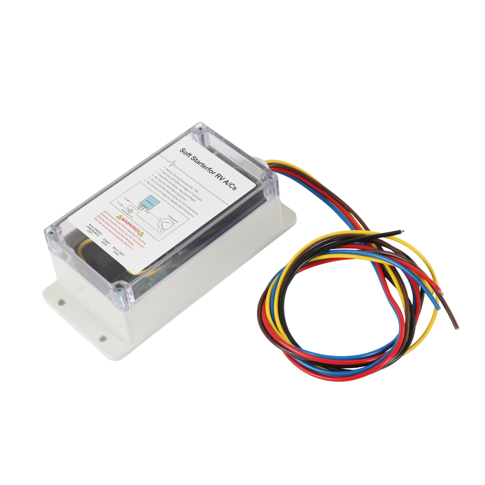 A/C Soft Starter Smart Control Kit Enables Easy Start an A/C & Appliances on RV