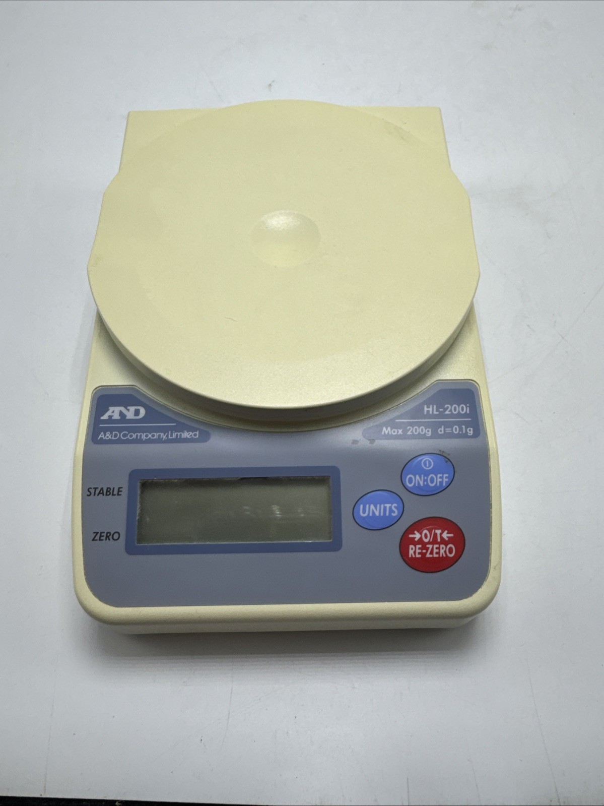 A&D Company Limited HL-200i Compact Scale Max 200g d=0.1g Tested Works