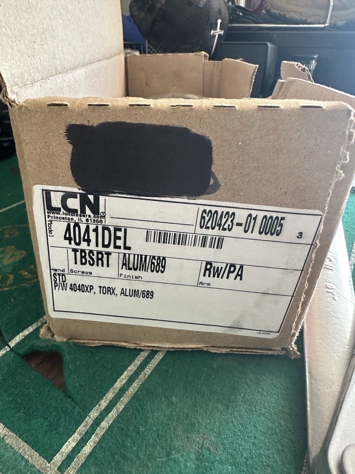 LCN 4040DEL TBSRT RW / PA ALUM/689 Torx security screw pack ONLY!