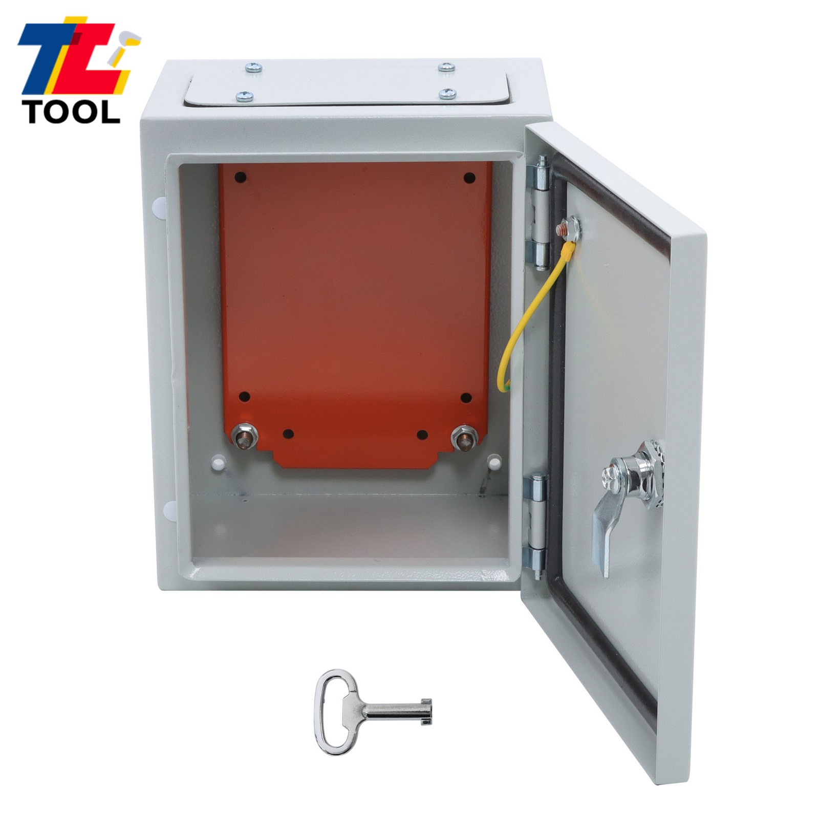 10x8x6″ Carbon Steel Electrical Box, IP65 Waterproof NEMA 4X Rated, Heavy-Duty