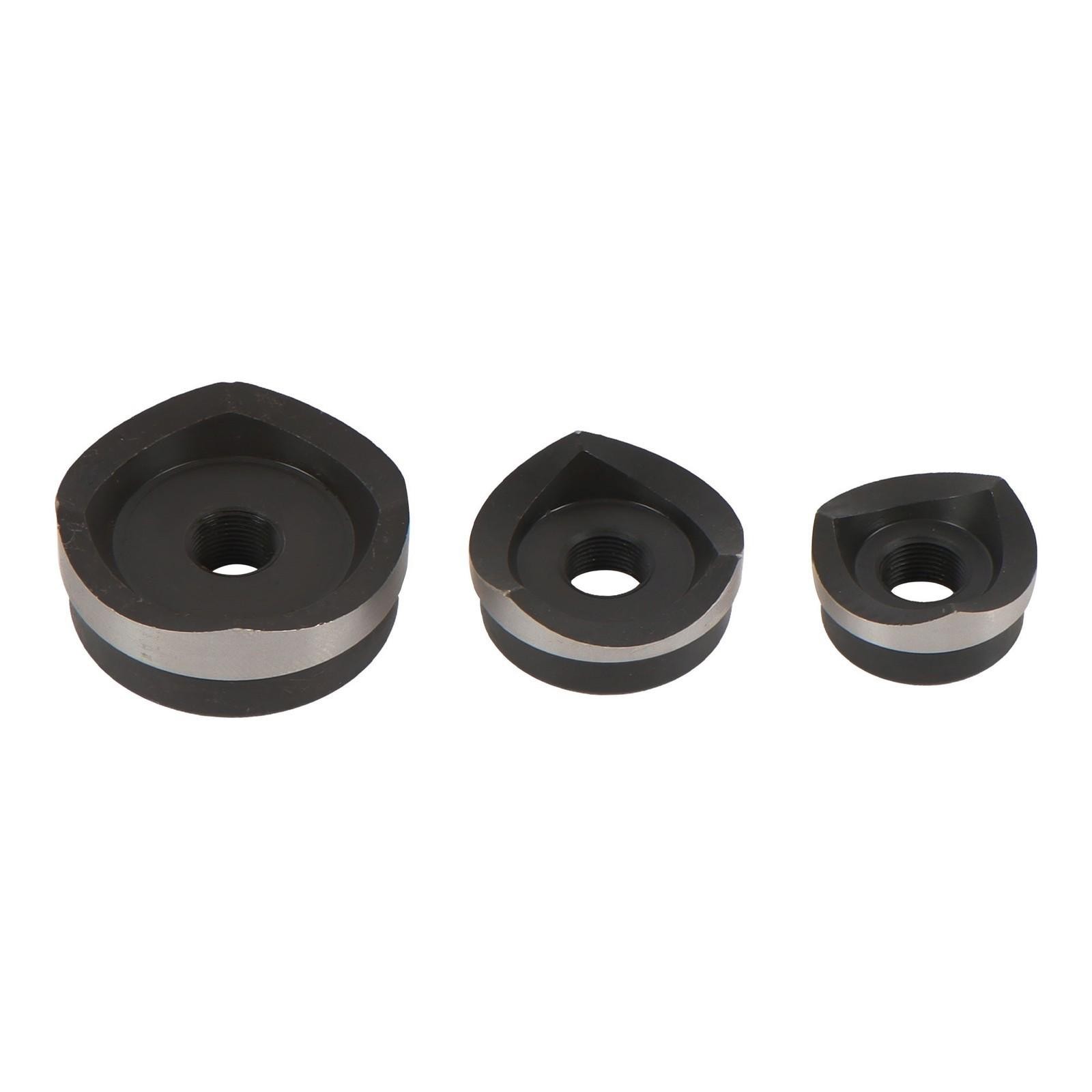 15T 1/2 Inch to 4 Inch Hydraulic Knockout Punch Driver Tool Kit with 10 Dies