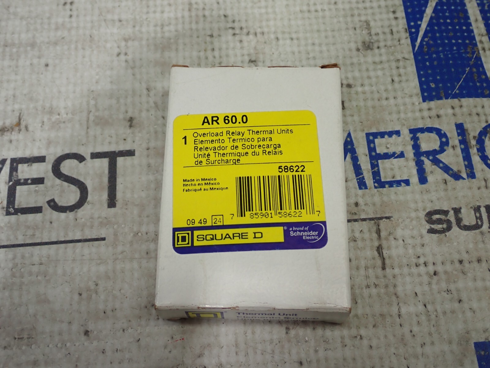 Square D AR 60.0 Overload Relay Thermal Heater Element New
