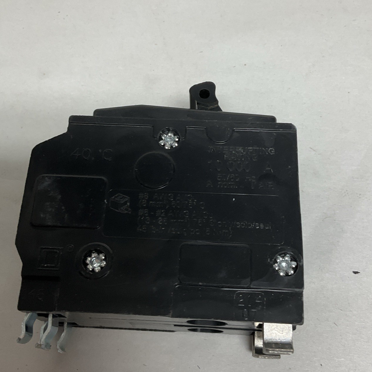 Square D Circuit Breaker QO, 60 Amp, 2 pole, 120/240VAC, 10kA (QO260)