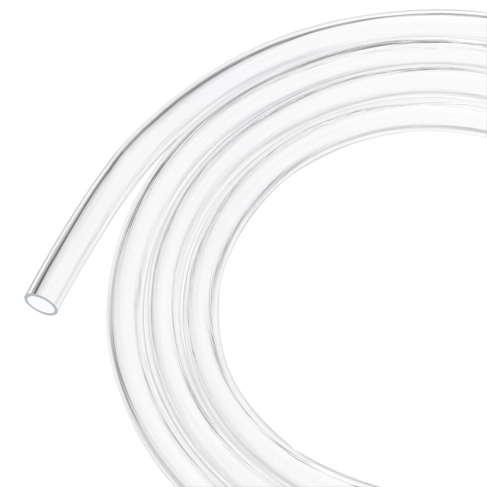 Clear Plastic Tubing, 0.24Inch(6mm) ID 0.32Inch(8mm) OD, 10ft(3.0m) Length