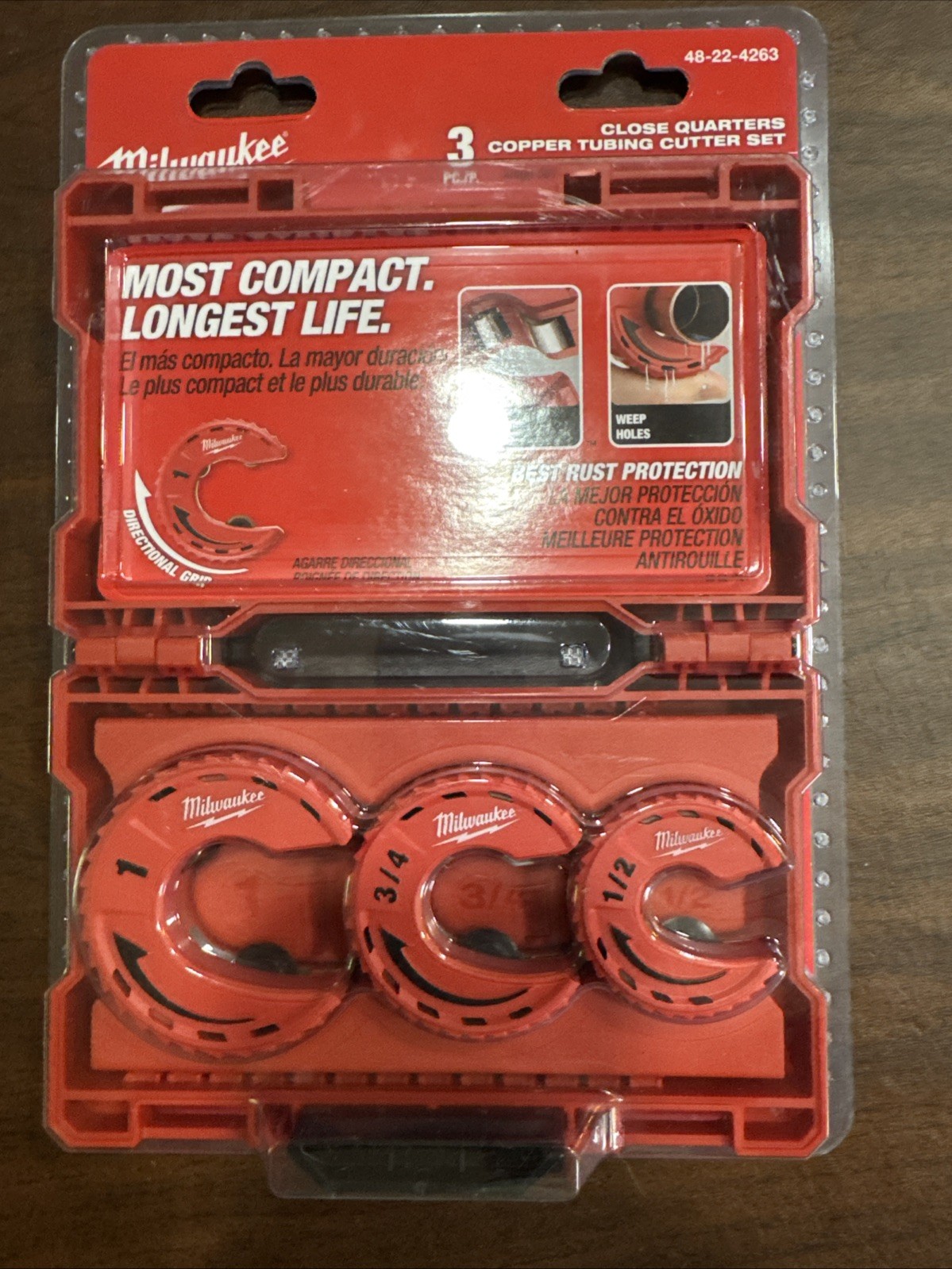 Milwaukee 48-22-4263 3 Piece Close Quarters Tubing Cutter Set