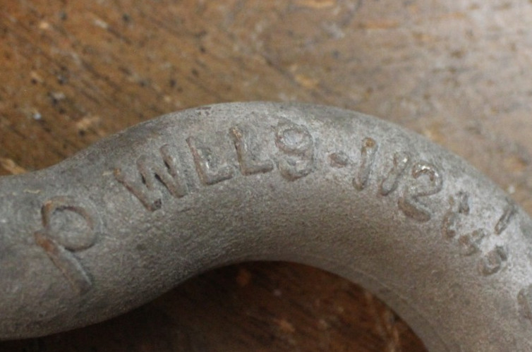 Crosby 1-1/8″ Screw Pin Anchor Shackle WLL 9-1/2 Ton Hot Dipped Galvanized Steel