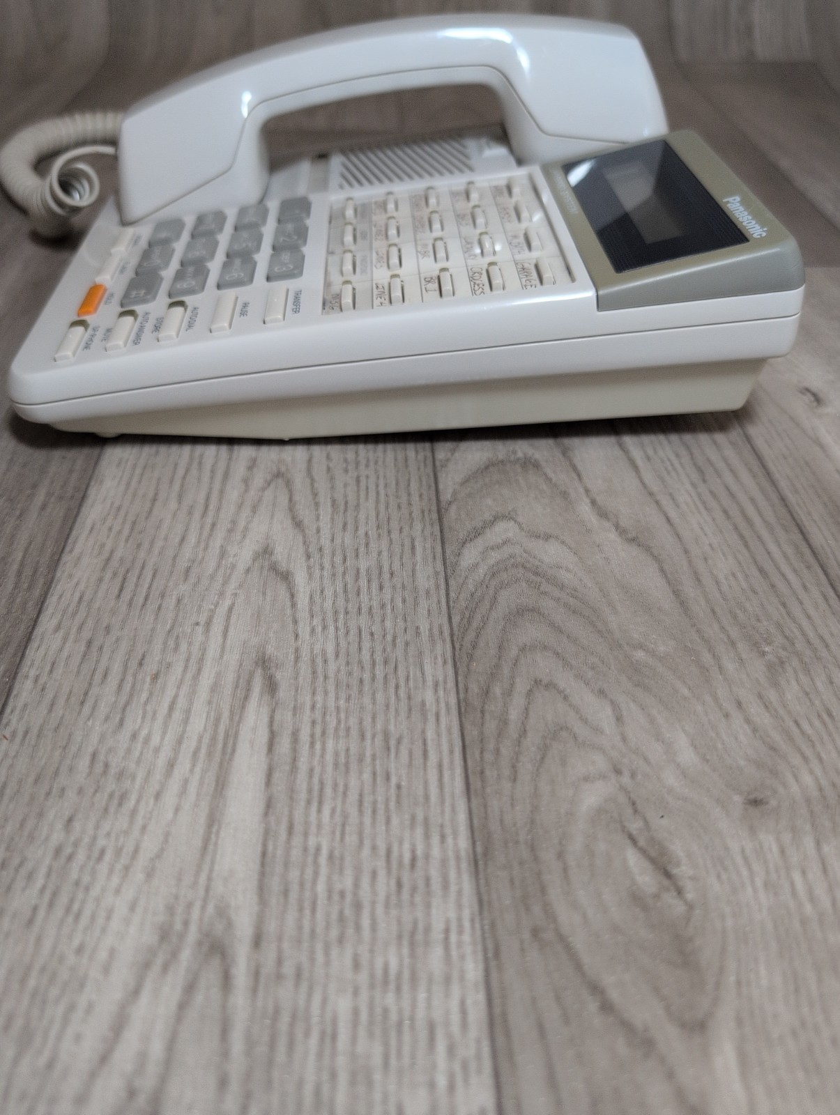 Panasonic KX-T7030 White Digital Corded Phone With 2-Line Backlit LCD Display