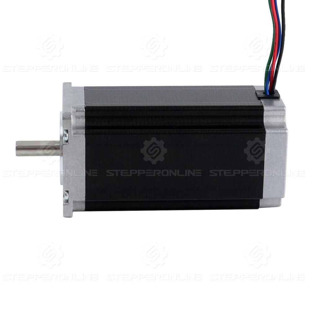STEPPERONLINE Nema 23 Stepper Motor 425oz.in with 8mm Shaft 4.2A 113mm CNC