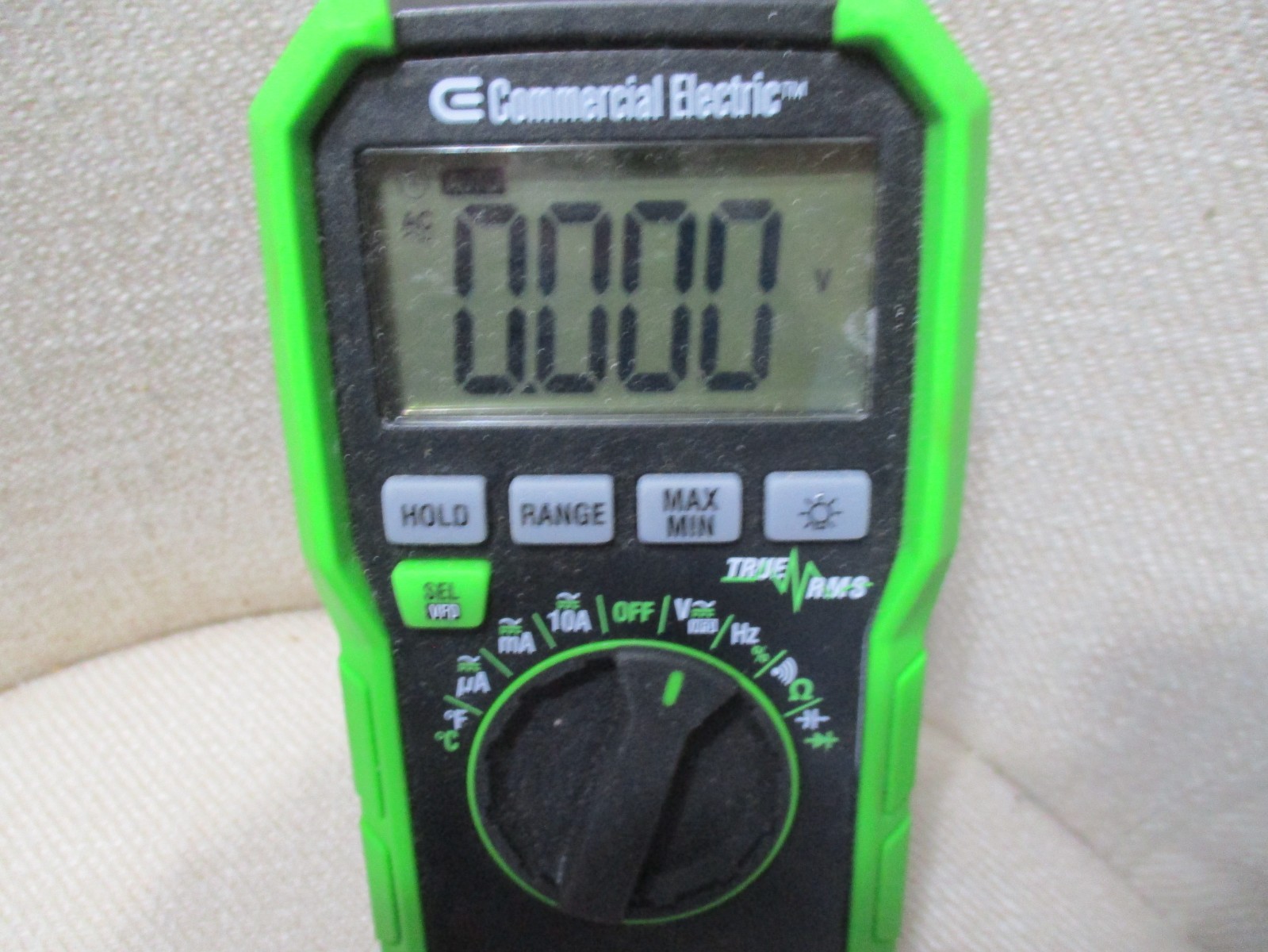 Commercial Electric 600-Volt True RMS Auto-Ranging Digital Multimeter & OT-112R