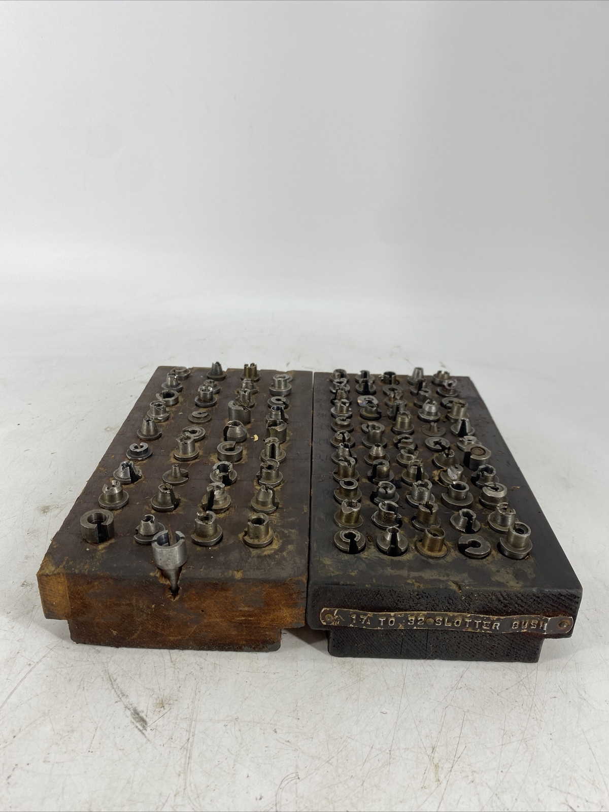 HUGE LOT OVER 90 Assorted Variety Collet Collets Machinist Tools w/ Wood Holder
