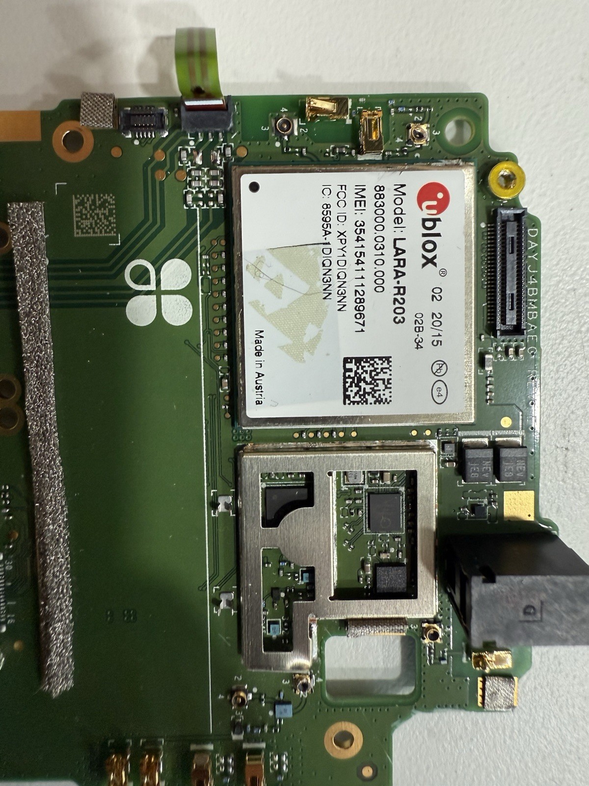 50x LPDDR4X 16Gb Boards – Clover POS – Chip Harvest Lot – 16GB eMMC SDA660 LTE