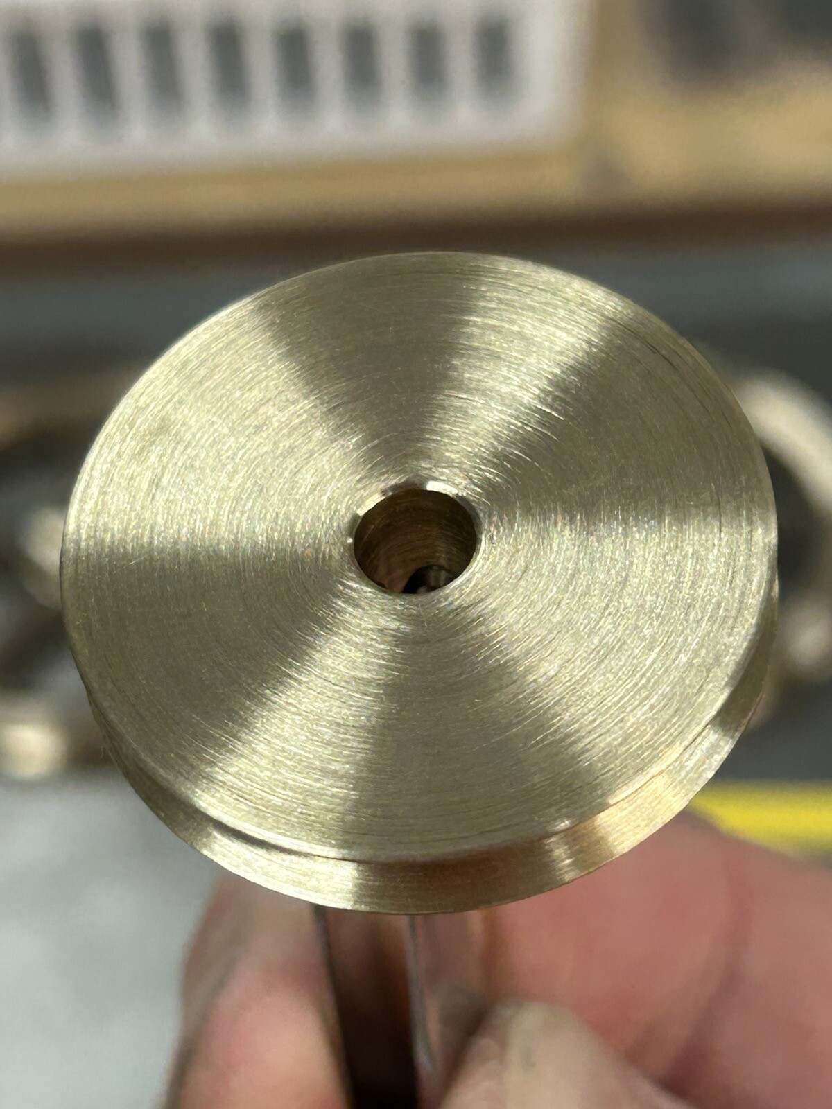 QTY 1 BOSTON GEAR G1217 BRASS PULLEY 1 1/2” DIAMETER .251” BORE FOR ROUND BELTS