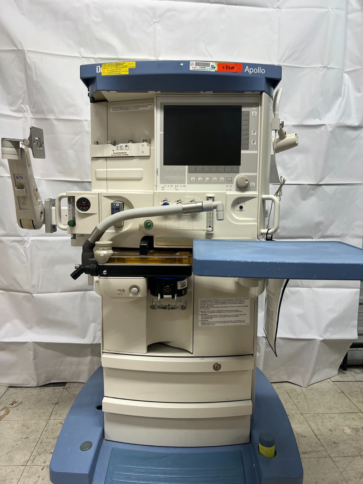 Draeger Medical Apollo Anesthesia System