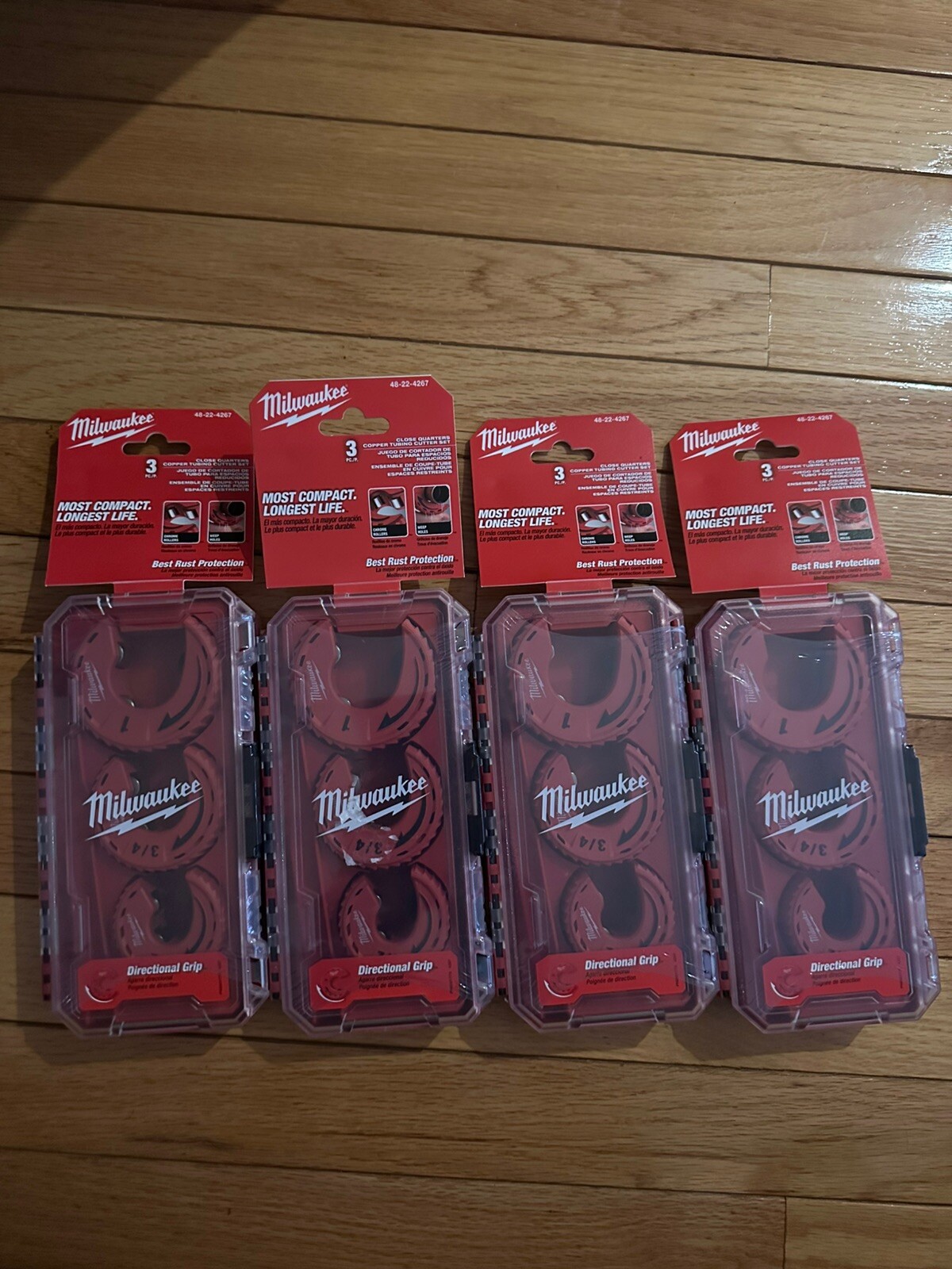 4 MILWAUKEE 3 PCS CUTTER SET 48224267