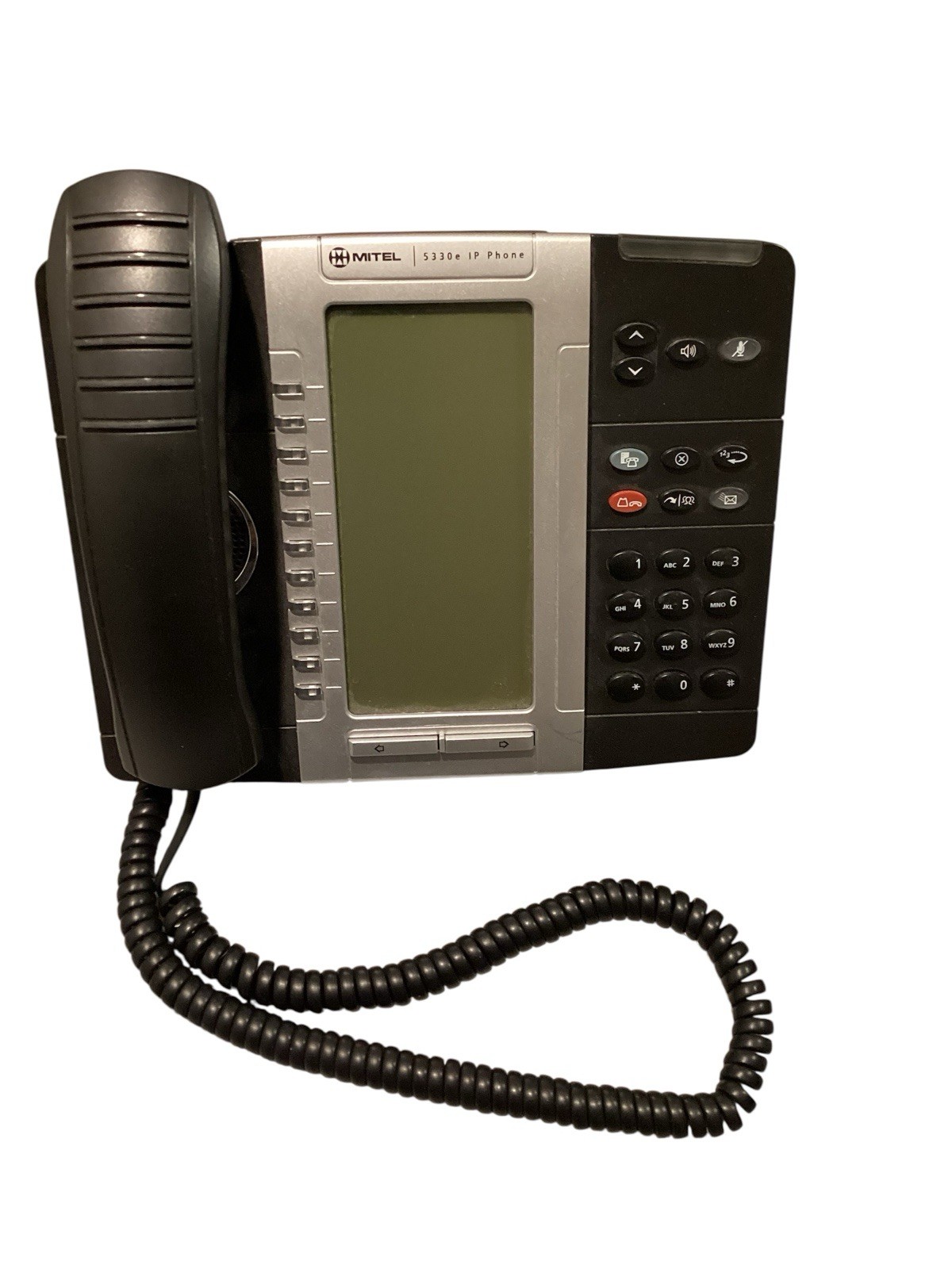 Lot Of 5 Mitel 5330e IP Phone lit Display (50006634) – Used Tested