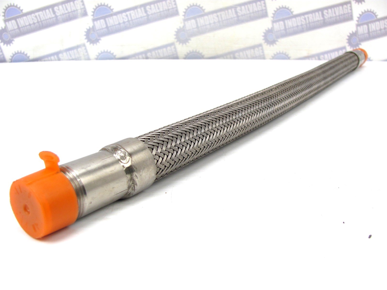 3/4 in x 19 in BRAIDED STAINLESS STEEL HOSE 24in Overall 3/4 in NPT x 3/4 in NPT