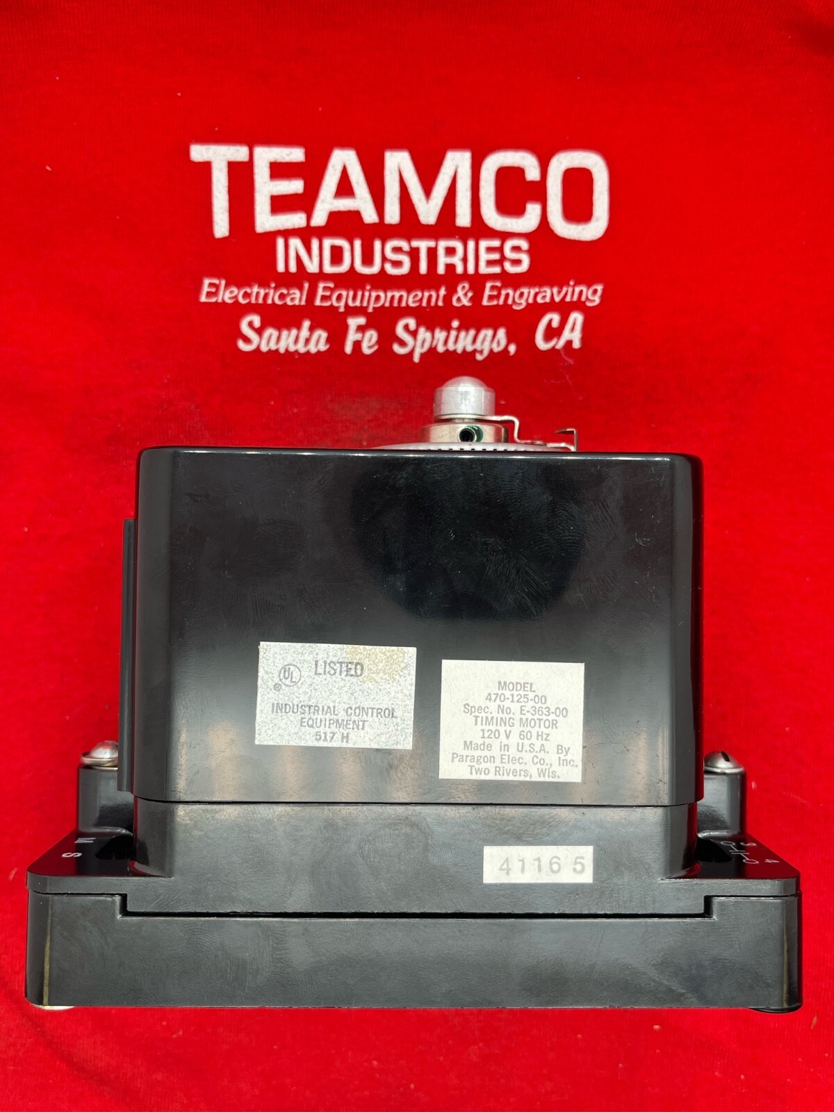 NEW Paragon Electric 470-125-00 Automatic Reset Timing Motor 120V 60Hz 1-30 Min