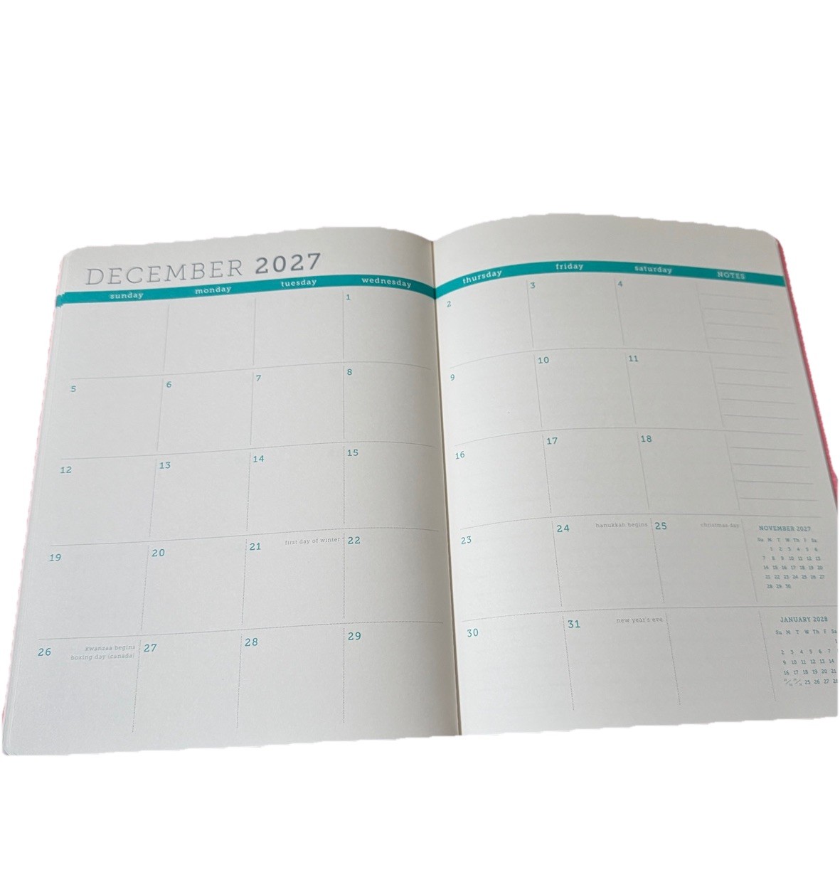 July 2026-Dec 2027 Planner 18 Mo. Planner Clementine Notebook Size Large Floral