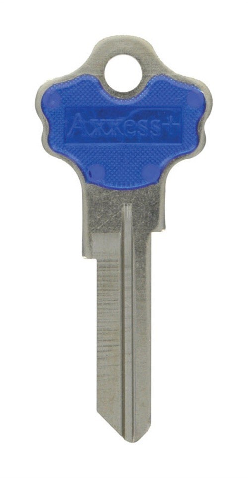 Hillman 88909 Blue/Silver #97 Traditional Single Sided Blank Key (Pack of 10)