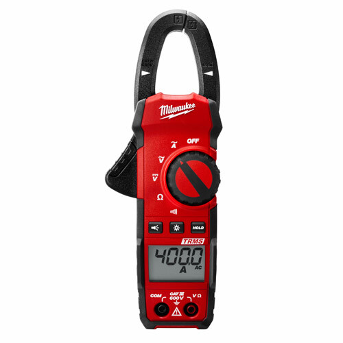 Milwaukee 2235-20 CAT III 600V AC/DC 400 Amp Heavy Duty True-RMS Clamp Meter