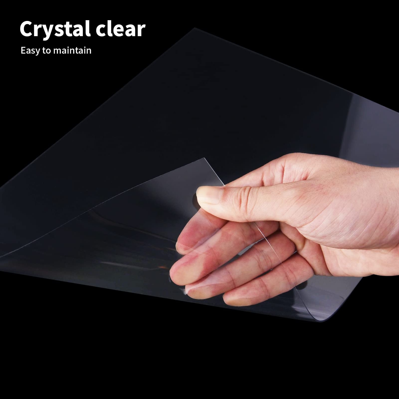 5Pack of 8×10″ PET/Plexiglass Sheets, Transparent Clear Flexible Plastic Shee…