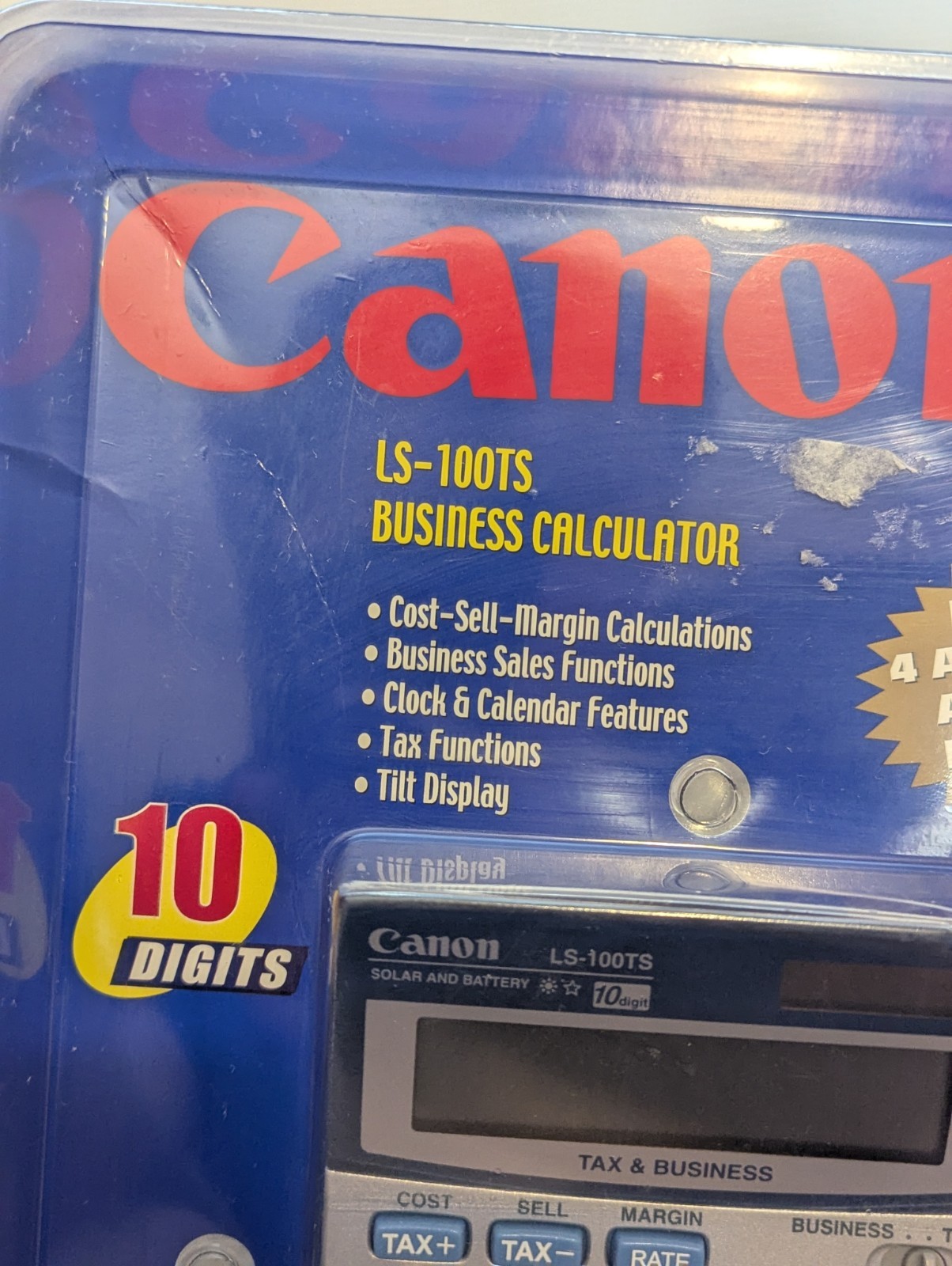 Canon LS-100TS and P26-DHII Business Pack 2-Color Printing Calculator NEW SEALED