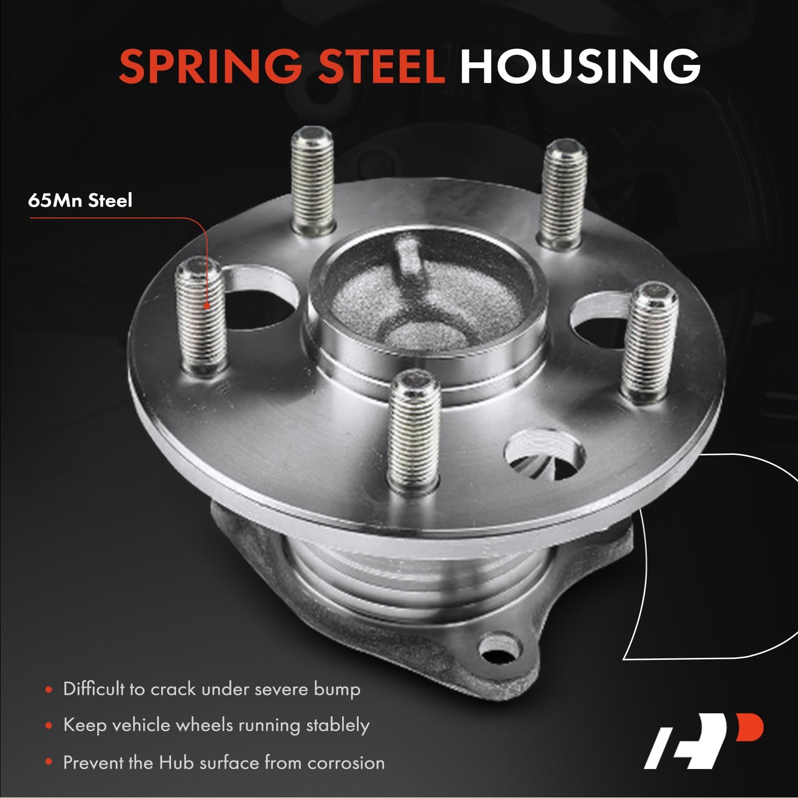 Front and Rear Brake Rotors & Pads & Wheel Bearing and Hub Kit