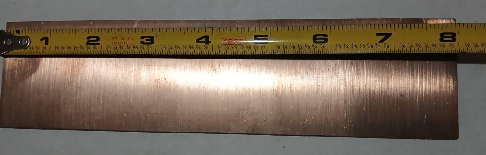 70W30Cu Copper Tungsten EDM Electrode 1/8″ x 2″ x 8″ Sinker EDM 70 W Cu 30