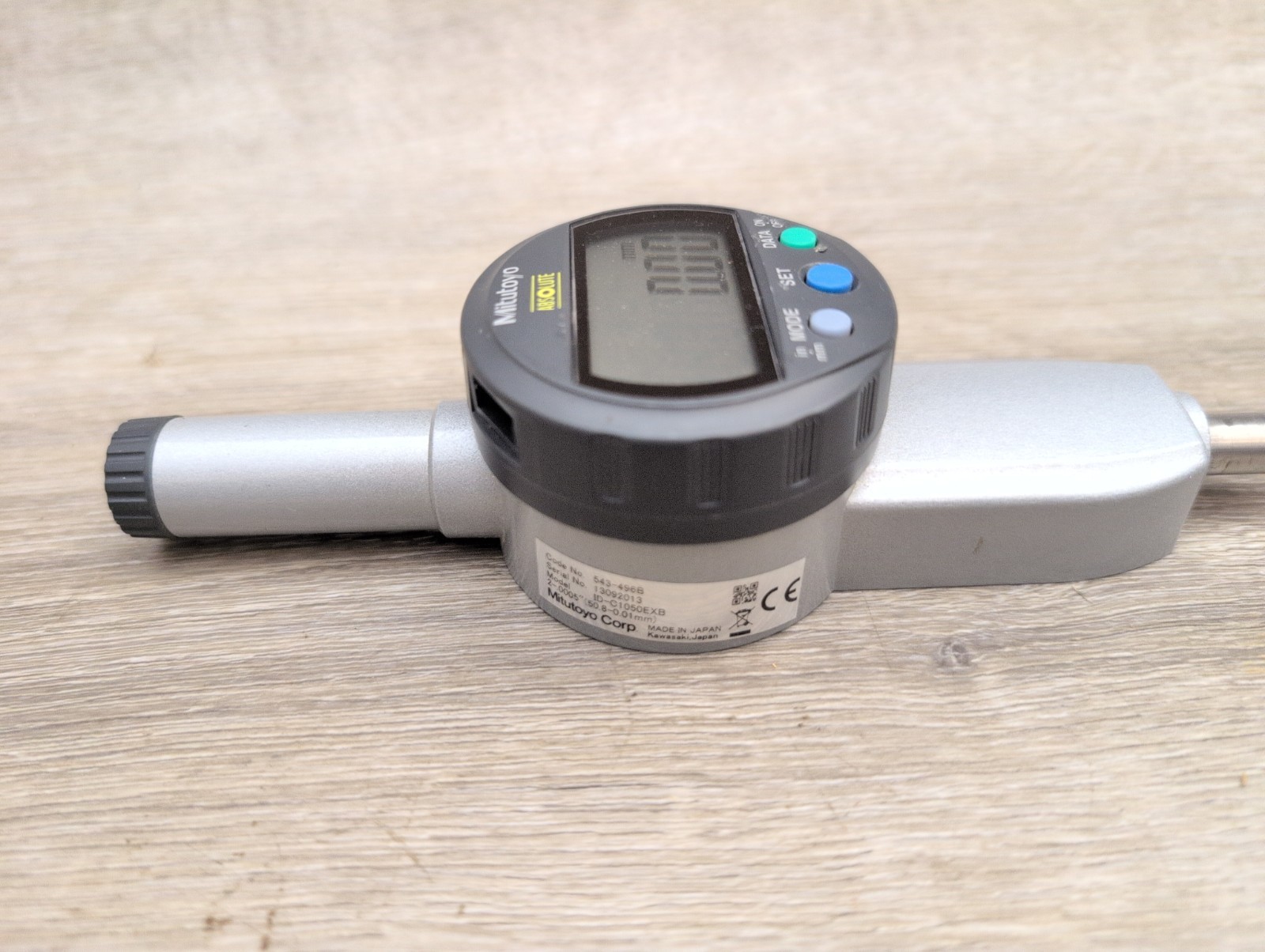 Mitutoyo 543-496B 2.0″ Absolute Digimatic Indicator, .0005″/0.01mm