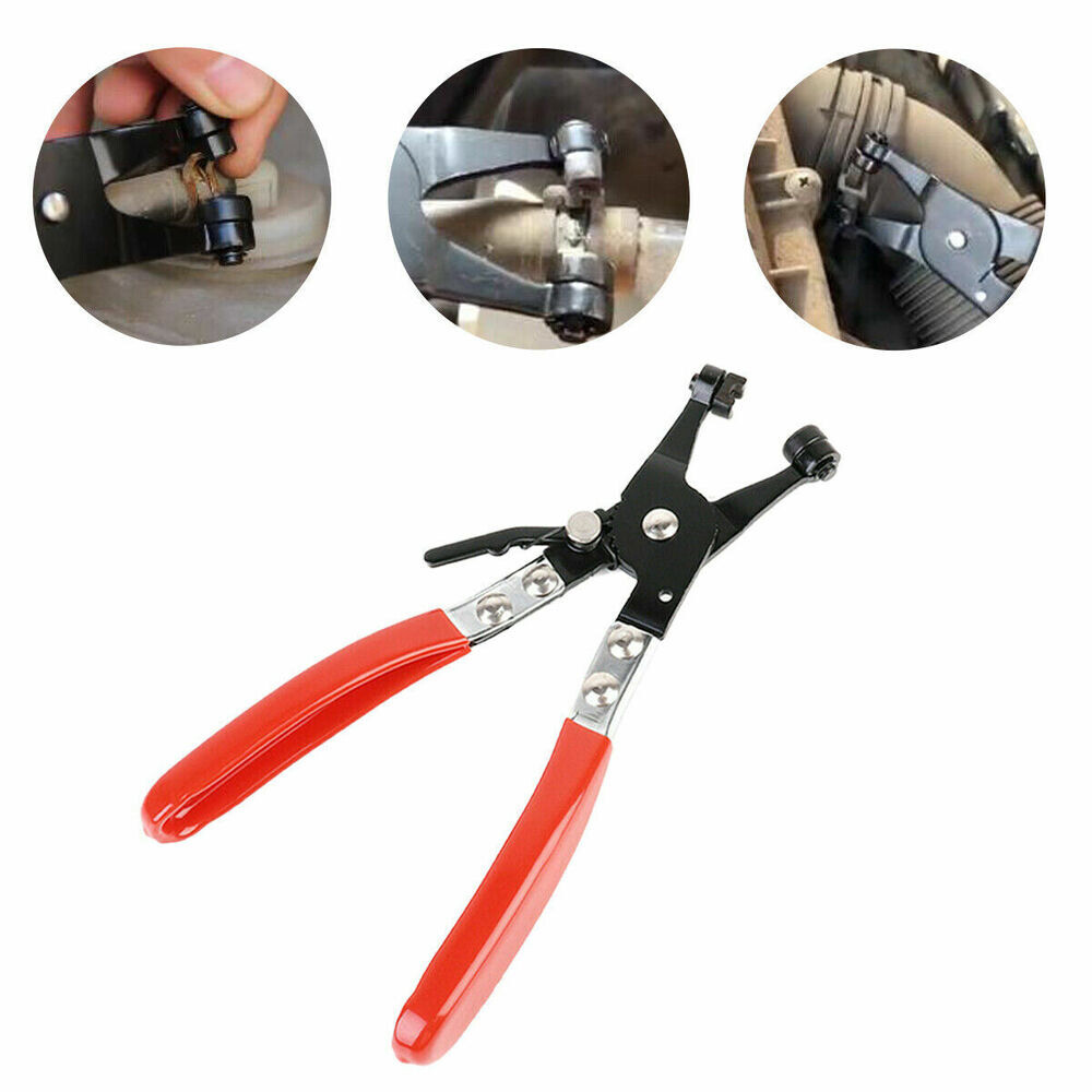 115pcs Hose Clamp Assortment Kit Steel Spring Clip Water Fuel Tube Pipe/Plier US