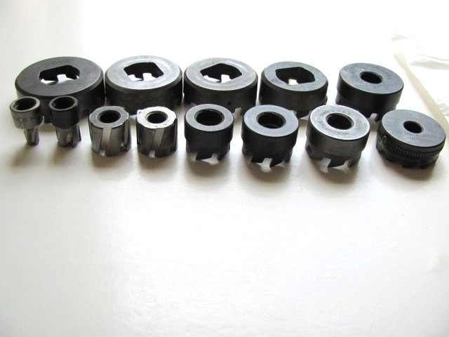 HOUGEN ROTABROACH ROTO CUTTERS, HOLE CUTTERS LOT OF 14, MOSTLY NEW, A FEW USED